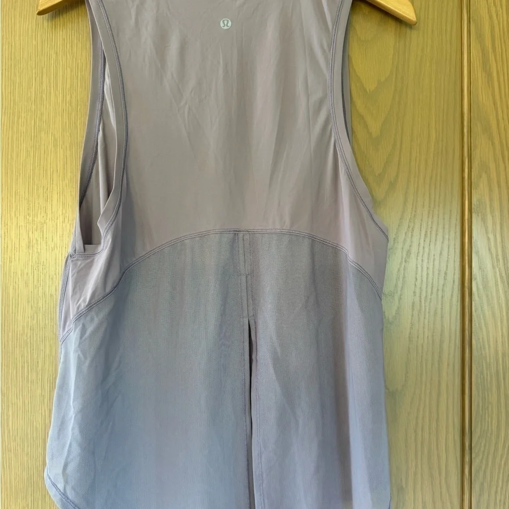 Lululemon Mesh Cut Out Back Tank Top Loose Fit